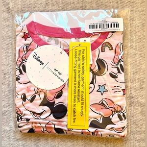 Little Sleepies Disney Minnie Forever Bamboo Two-Piece LS Pajamas (3T)